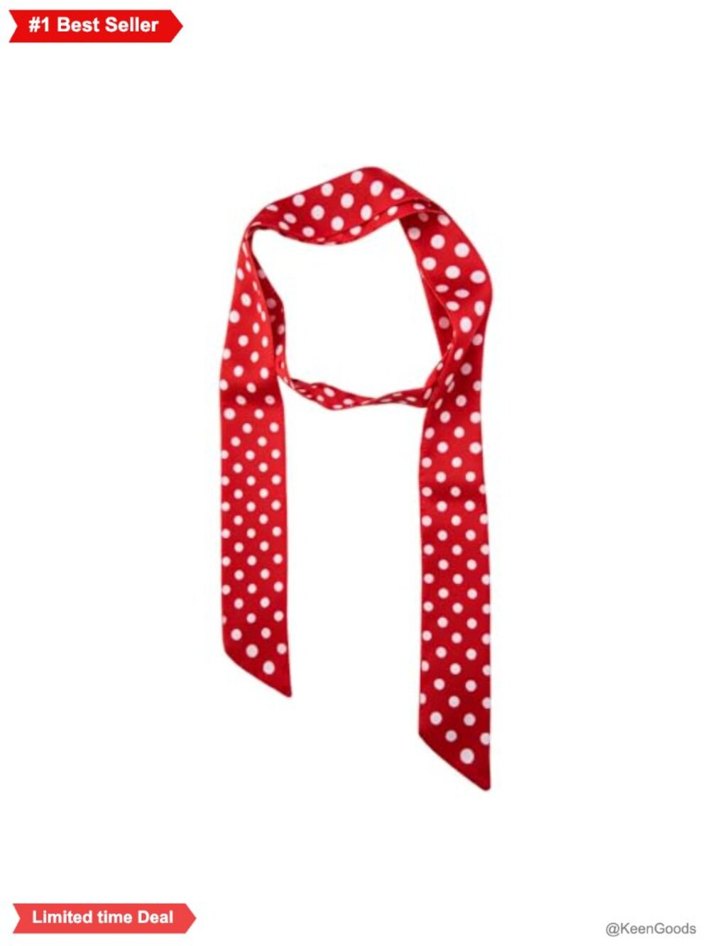 Extra Long Silky Satin Skinny Scarf Polka Dot Neck Head Hair Wrap Belt